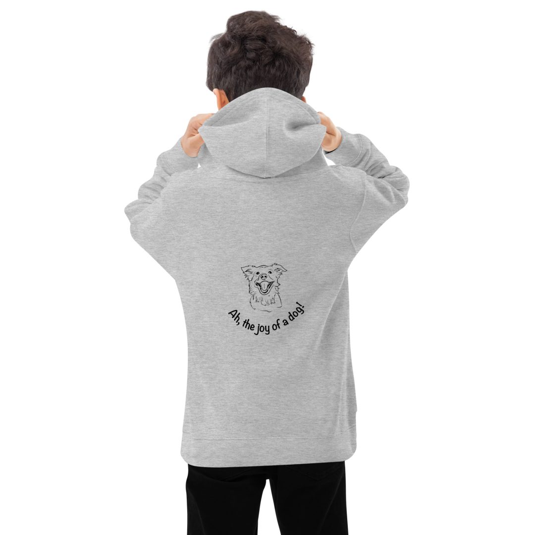 Ah, the Joy of a Dog Youth Hoodie - Image 4