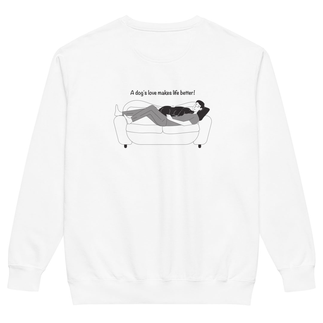 A dog's love makes life better Unisex sweatshirt - Image 5
