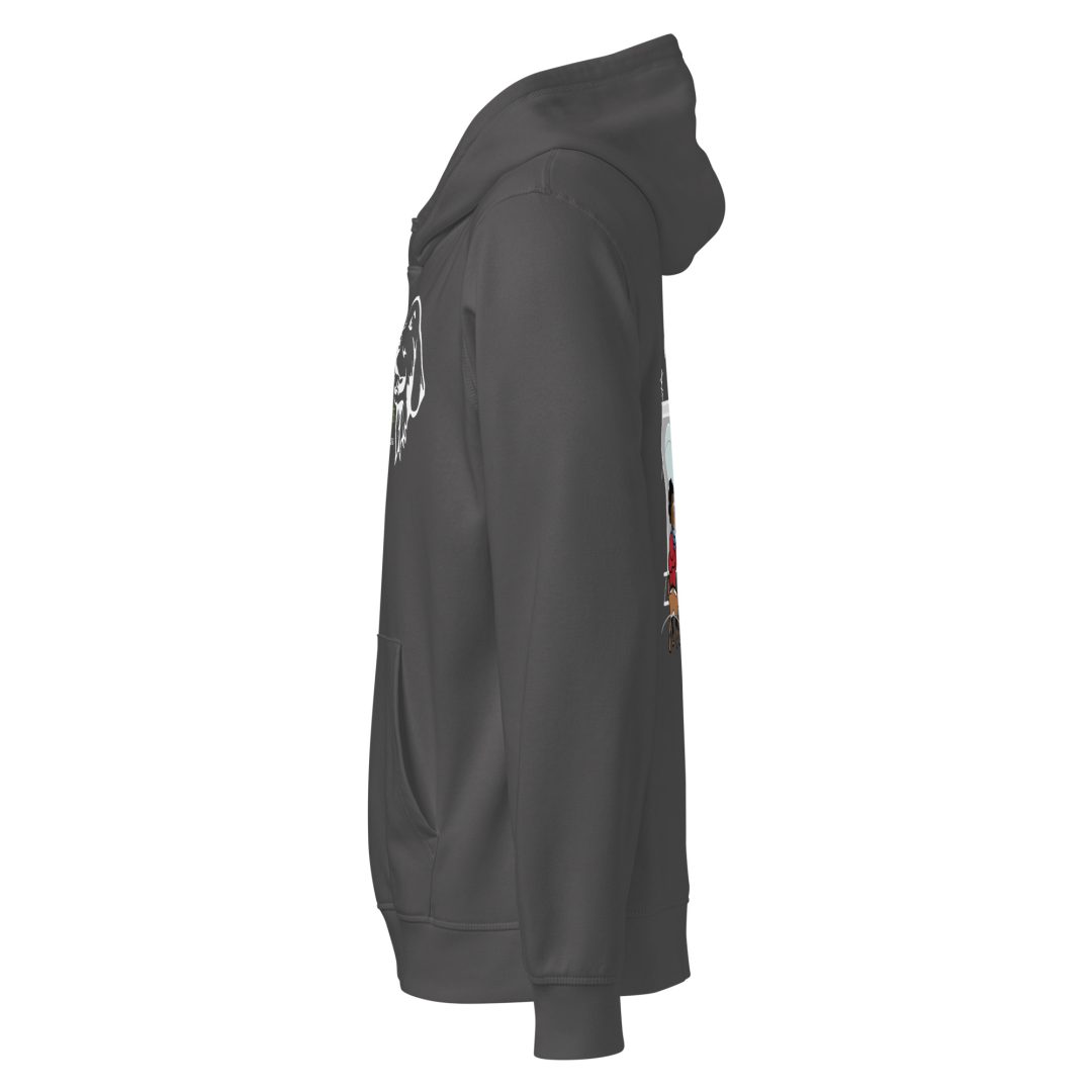 City Walk Unisex organic hoodie (Dark colors) - Image 15