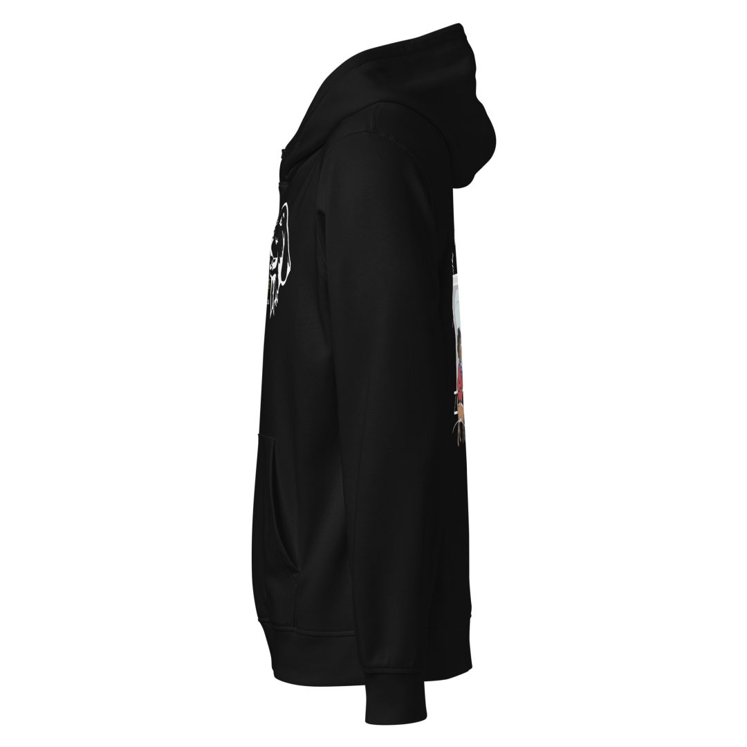 City Walk Unisex organic hoodie (Dark colors) - Image 3