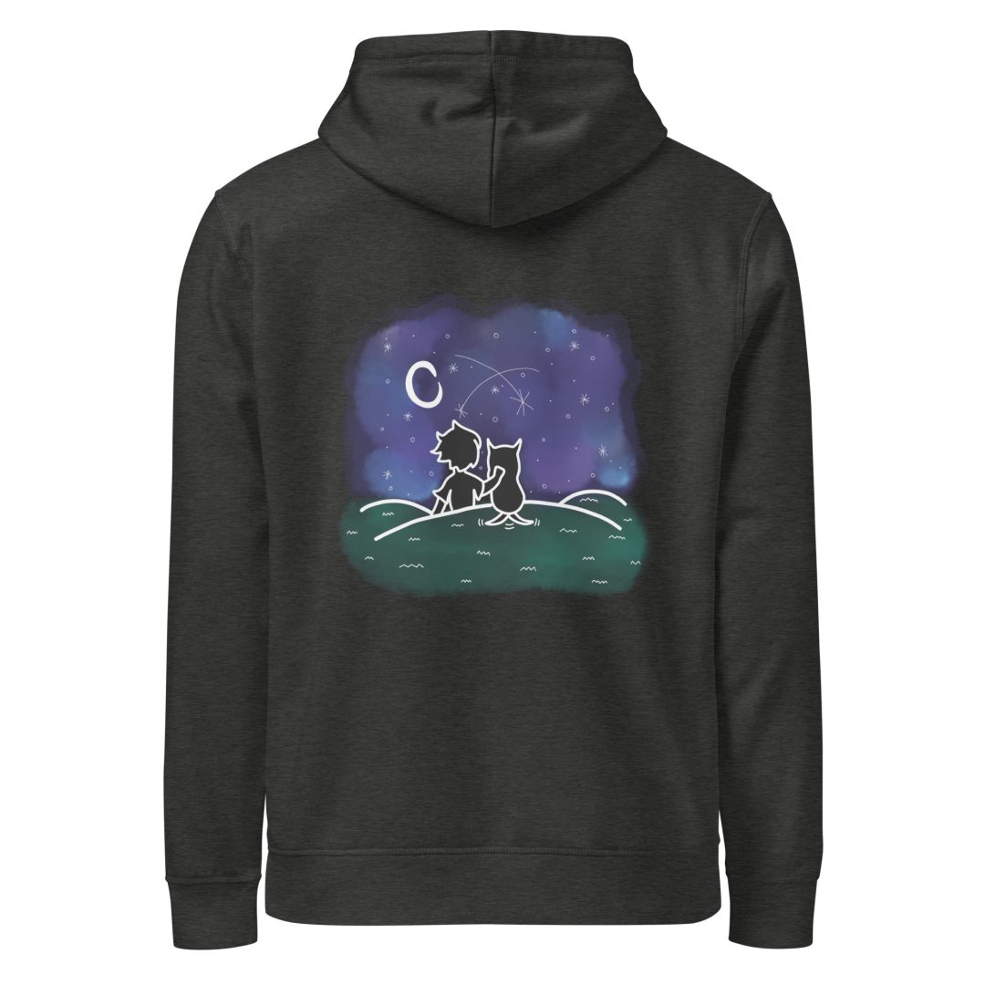 Star Gazing Unisex organic hoodie(Dark colors) - Image 10