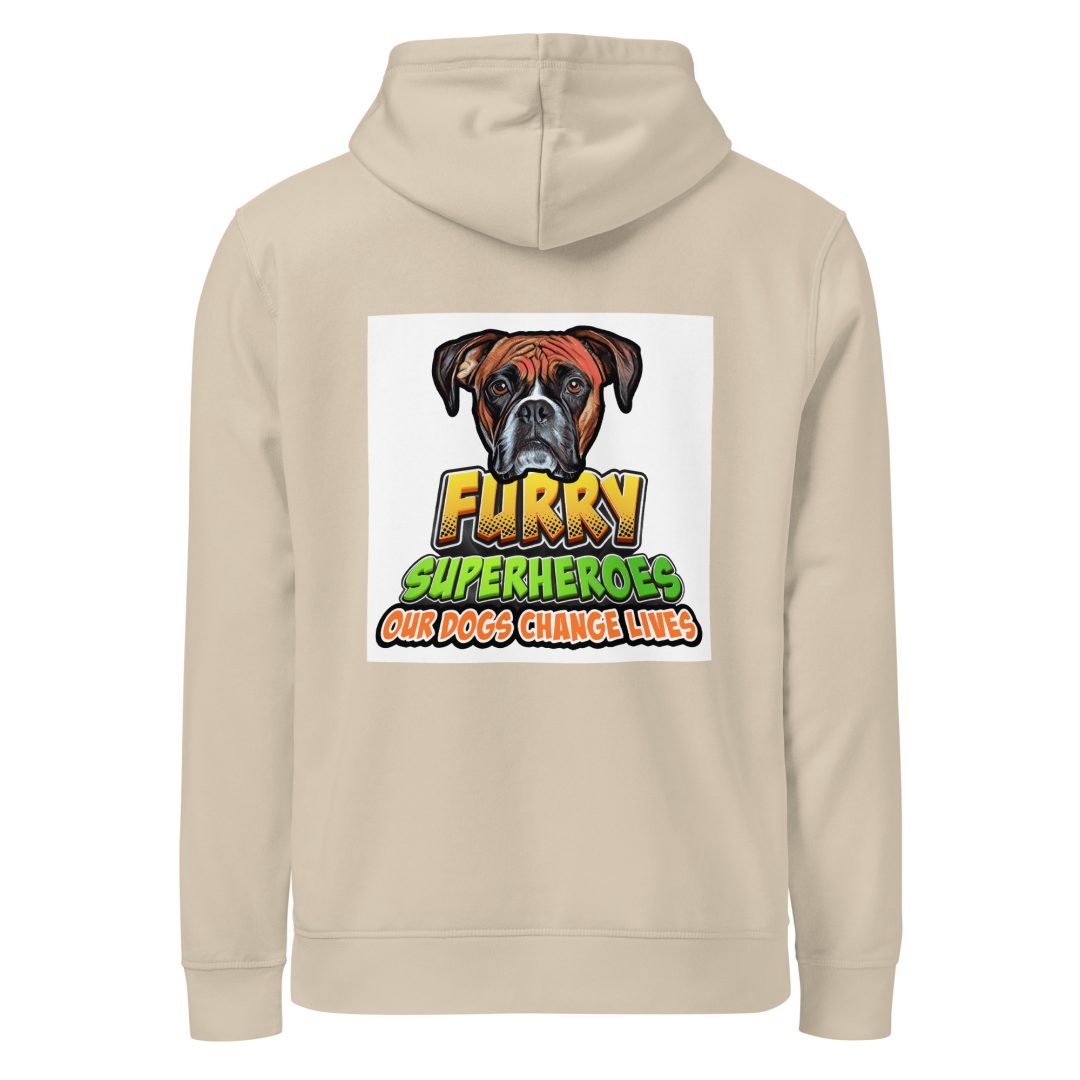 Furry Superheroes Unisex organic hoodie
