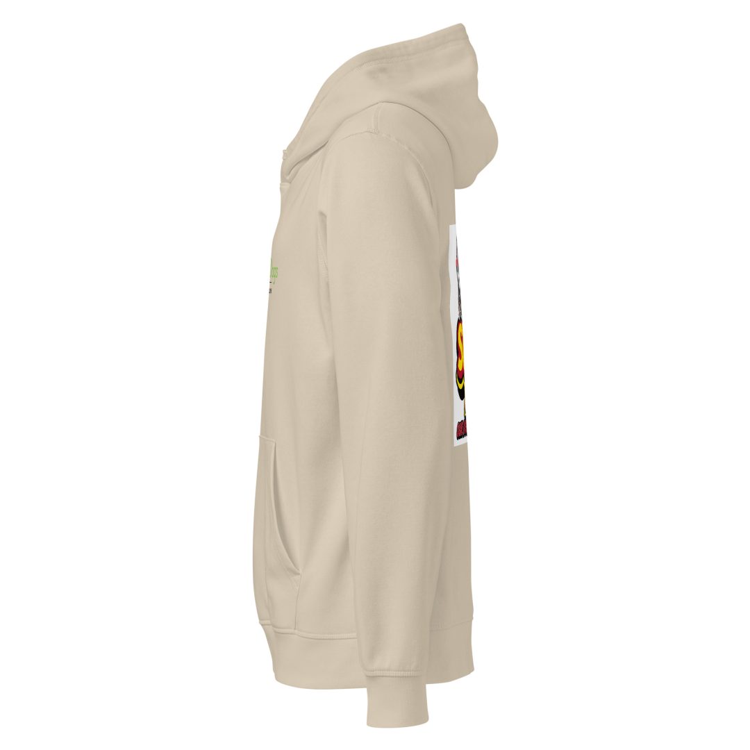 Super Hero Dog Unisex organic hoodie - Image 3