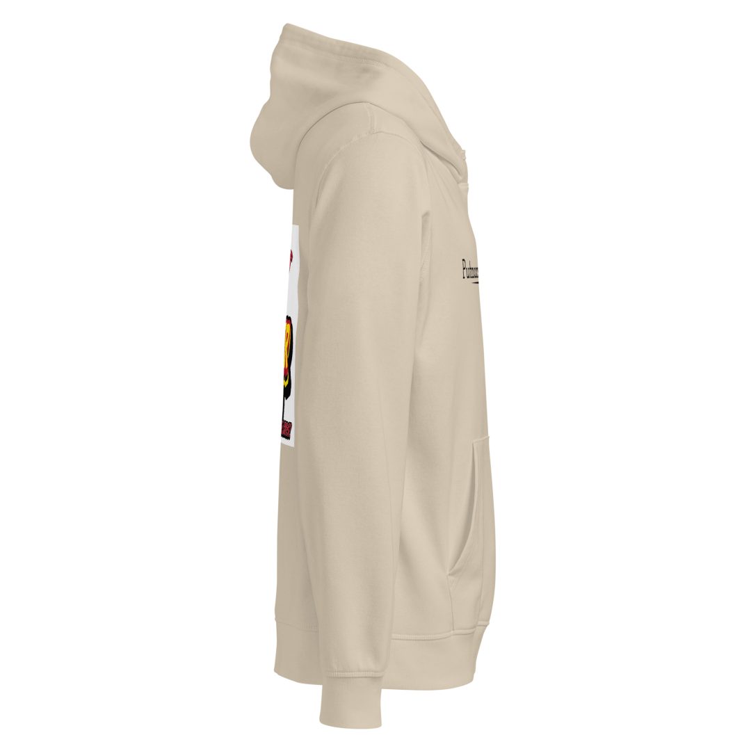 Super Hero Dog Unisex organic hoodie - Image 4