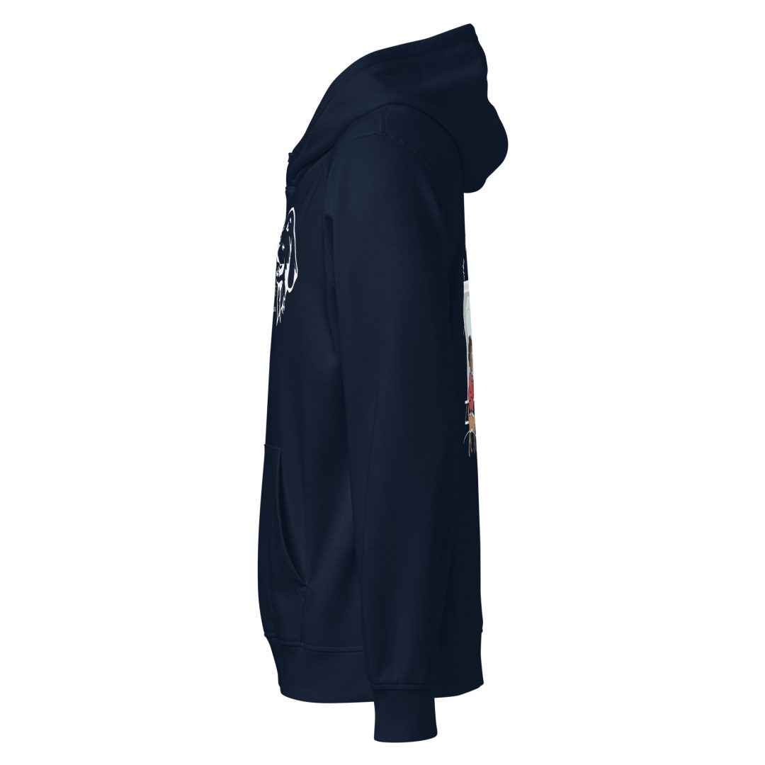 City Walk Unisex organic hoodie (Dark colors) - Image 7