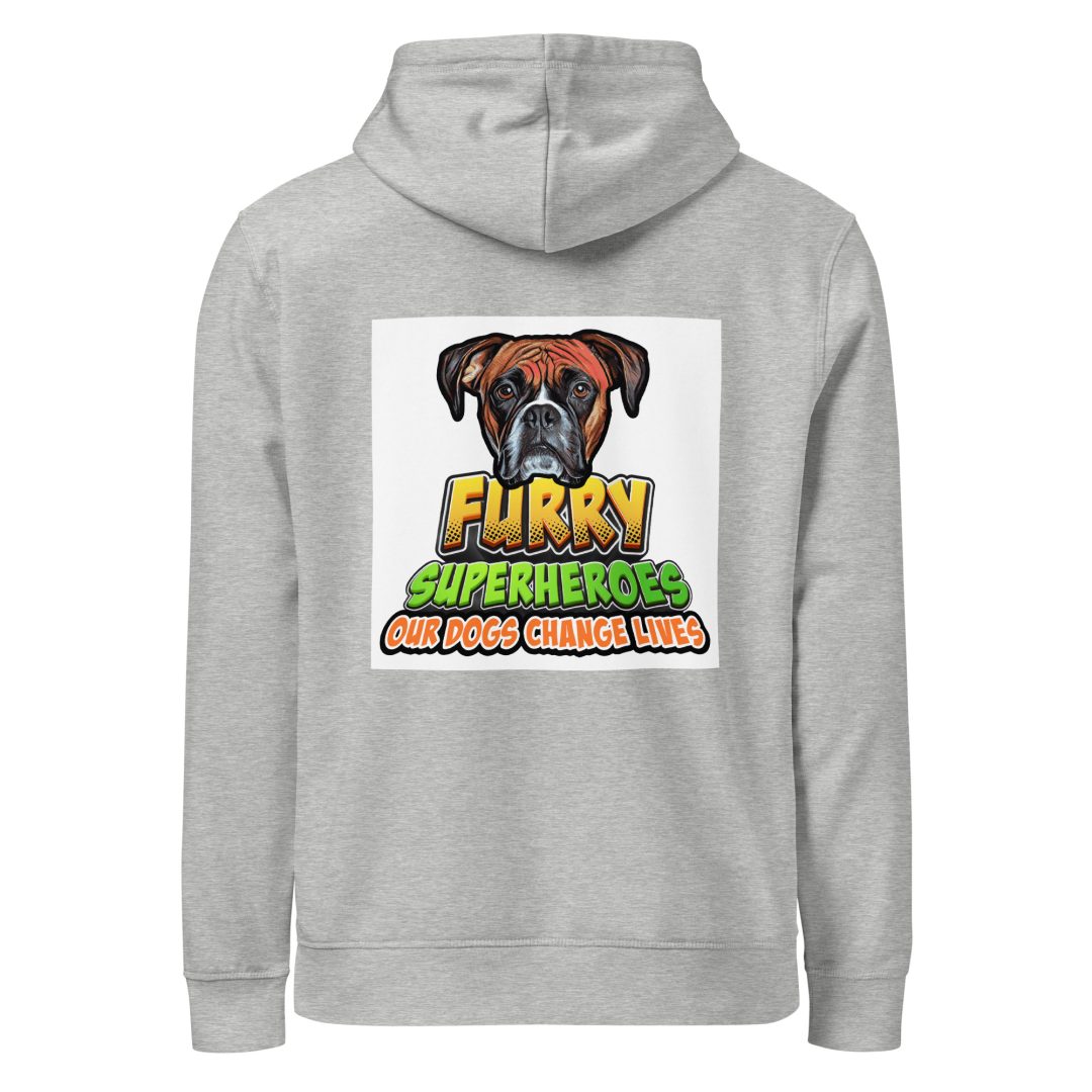 Furry Superheroes Unisex organic hoodie - Image 6