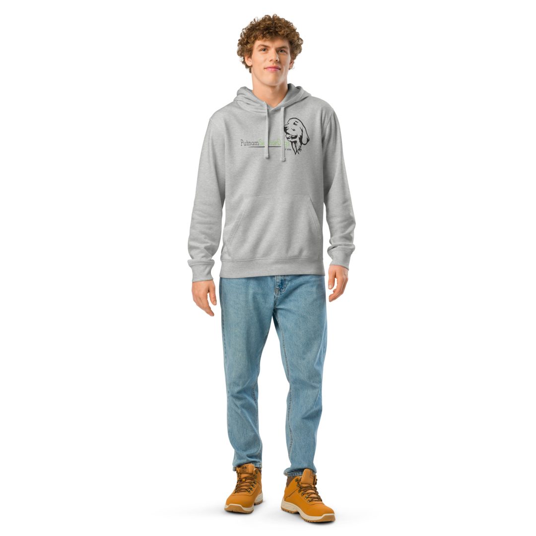 Paw prints Unisex organic hoodie - Image 2