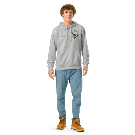 Paw prints Unisex organic hoodie
