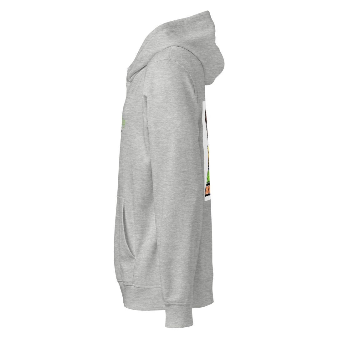 Furry Superheroes Unisex organic hoodie - Image 7