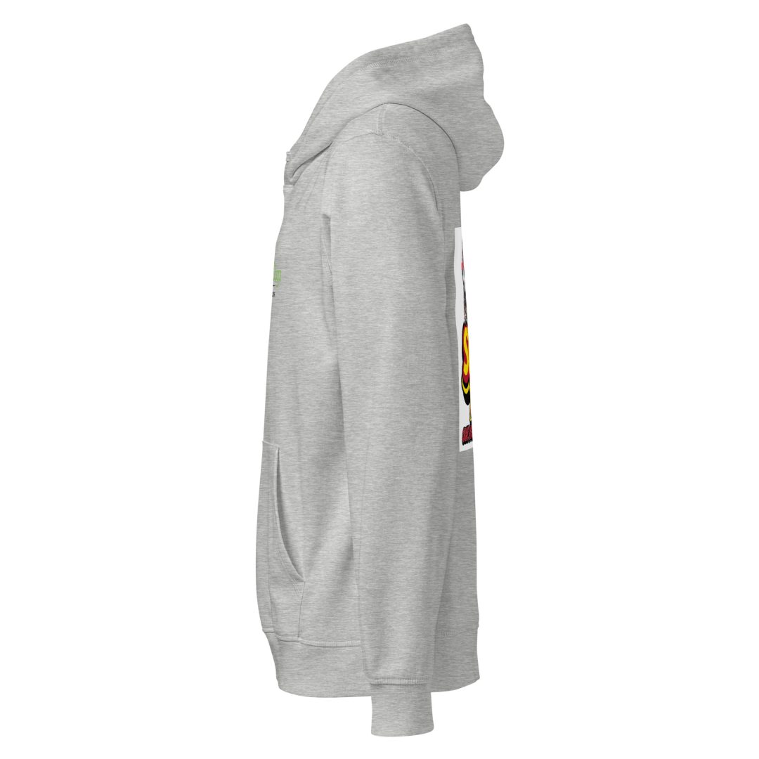 Super Hero Dog Unisex organic hoodie - Image 7