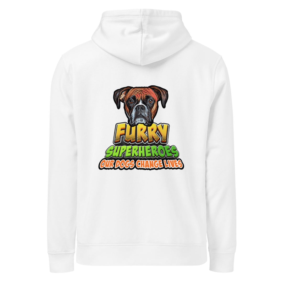 Furry Superheroes Unisex organic hoodie - Image 10
