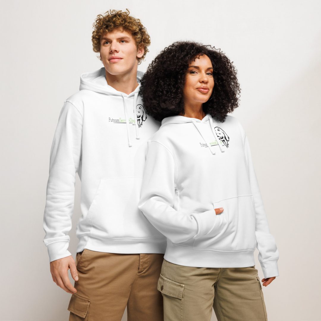 Joy of a Dog Unisex organic hoodie - Image 2