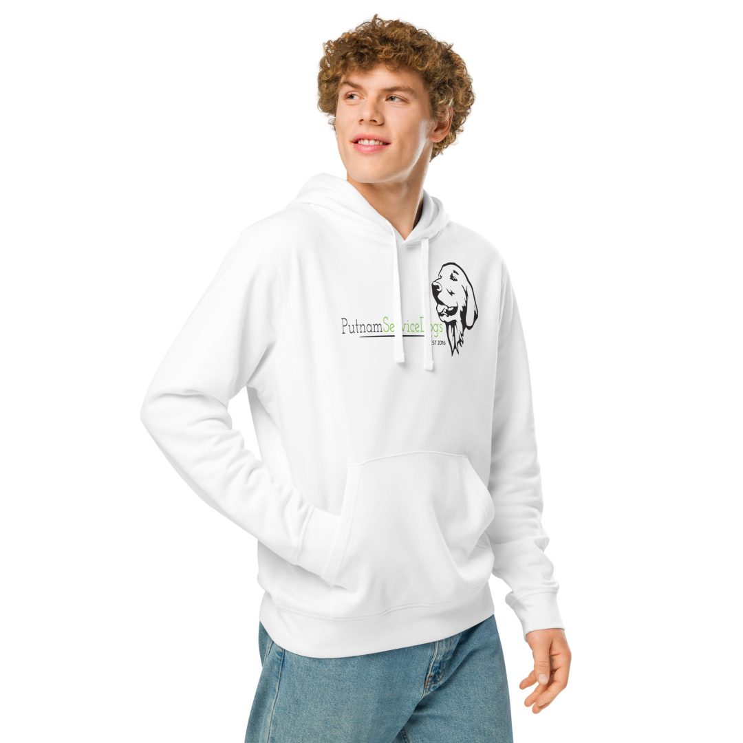 Paw prints Unisex organic hoodie - Image 5