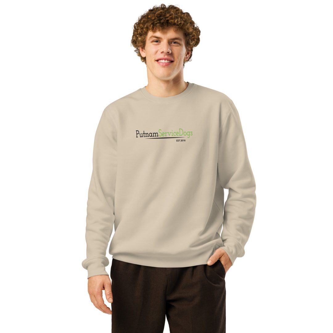 Super Hero Dog Unisex organic sweatshirt