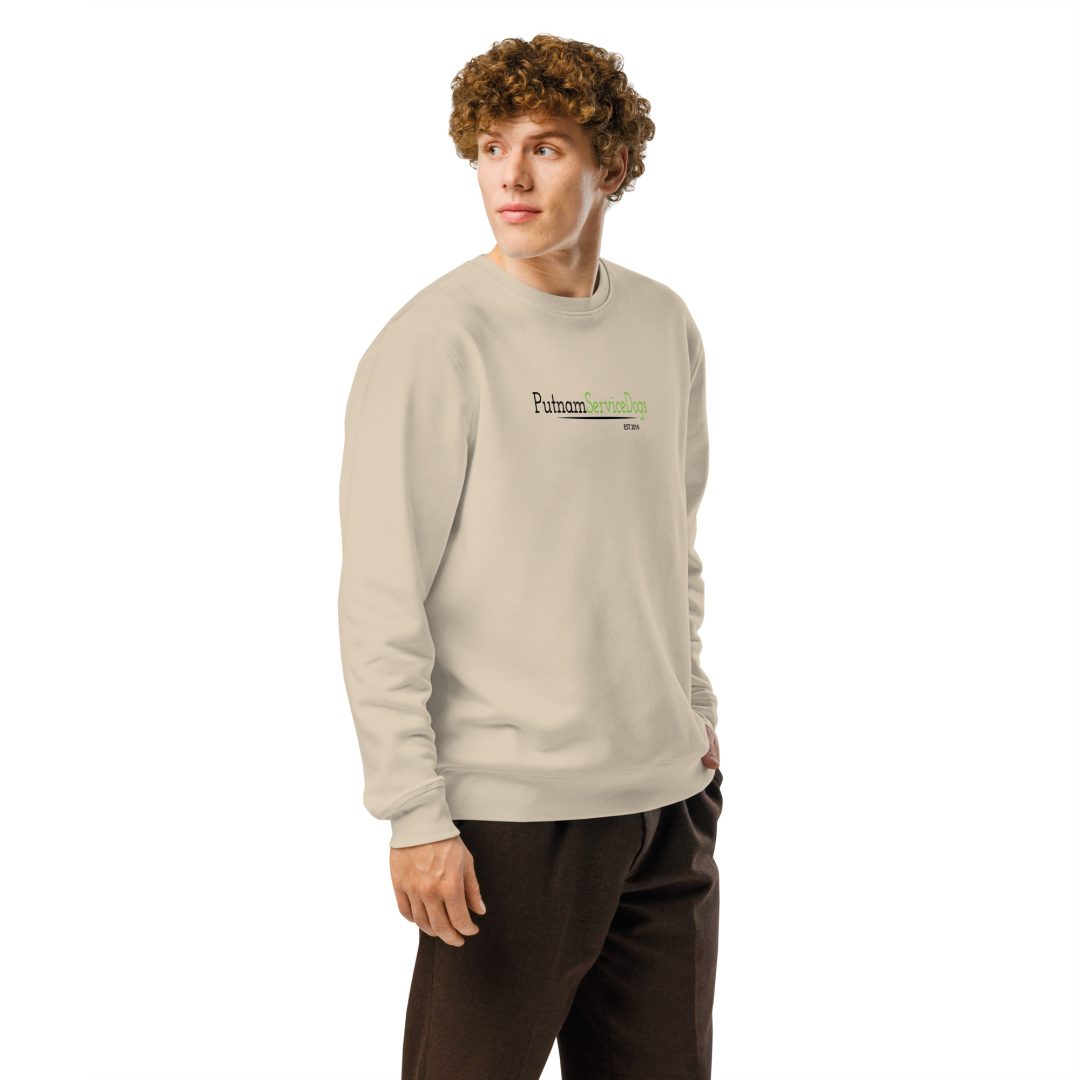 Super Hero Dog Unisex organic sweatshirt - Image 4