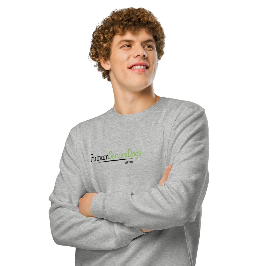 Super Hero Dog Unisex organic sweatshirt - Image 7