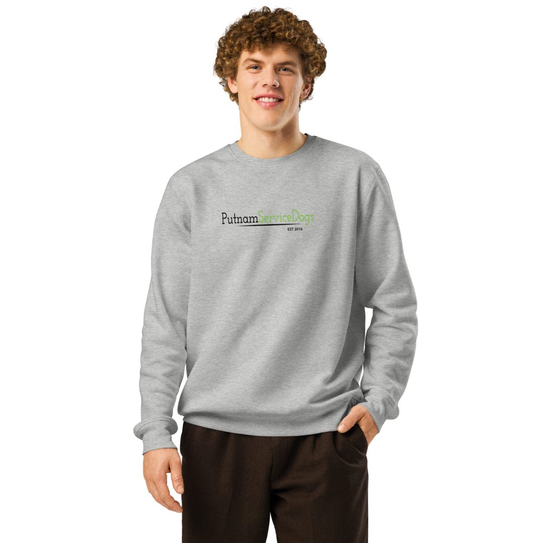 Super Hero Dog Unisex organic sweatshirt - Image 6