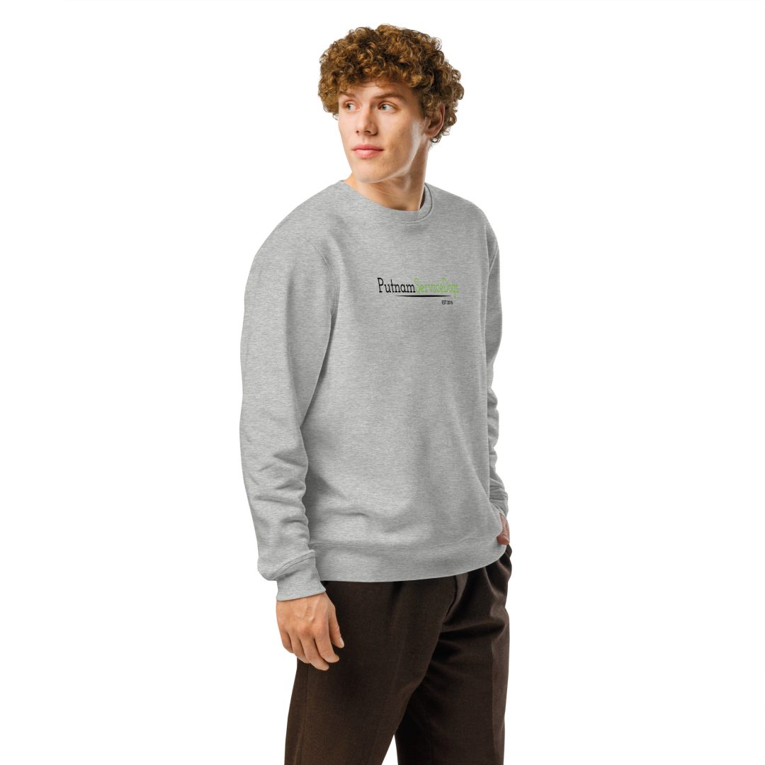 Super Hero Dog Unisex organic sweatshirt - Image 8