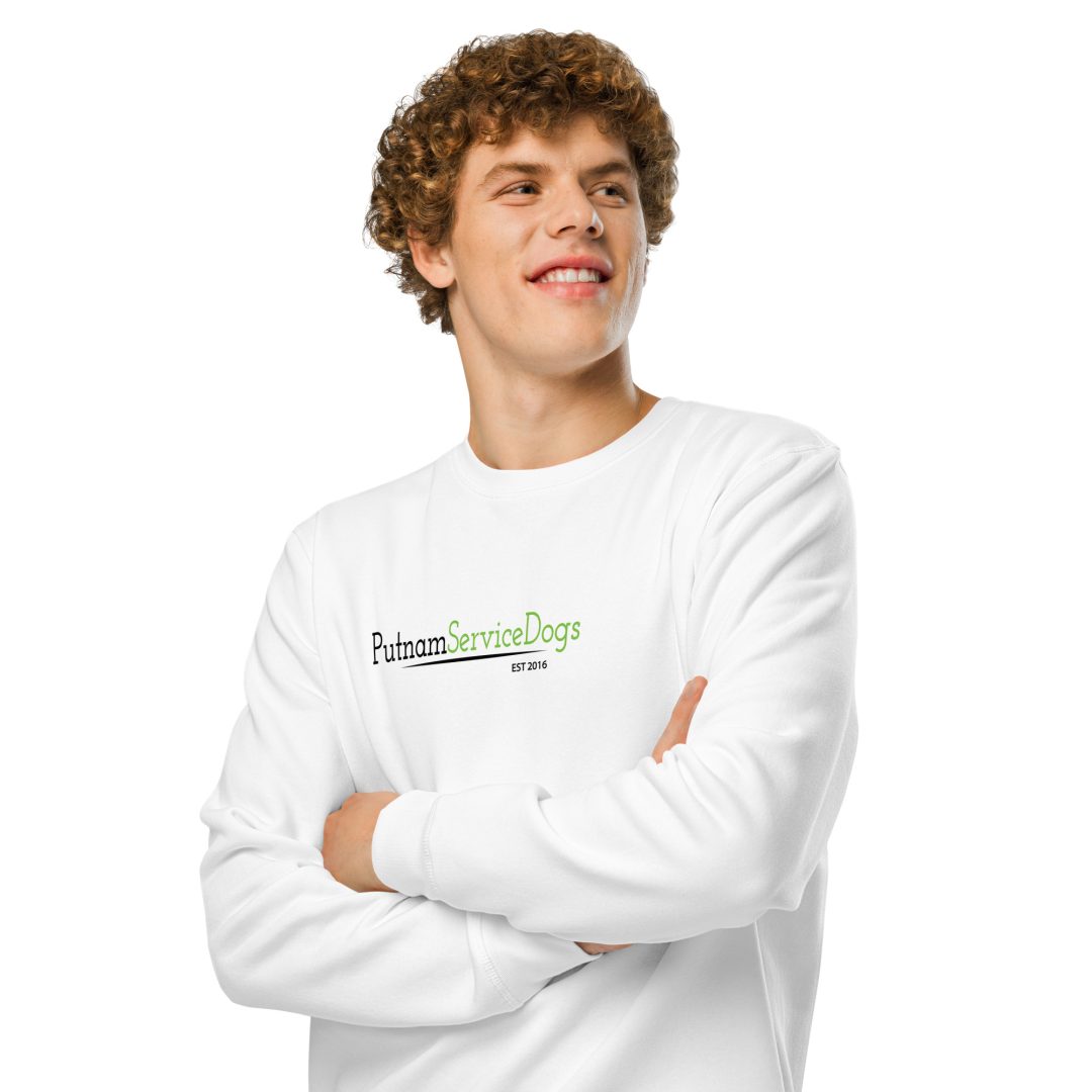 Super Hero Dog Unisex organic sweatshirt - Image 11