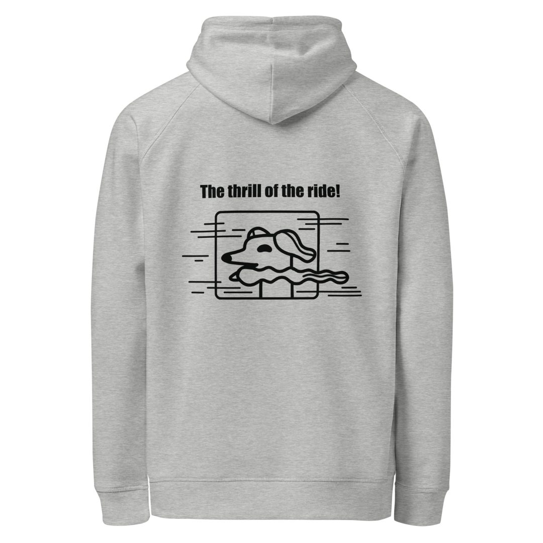 The Thrill of the Ride organic Unisex hoodie - Image 7