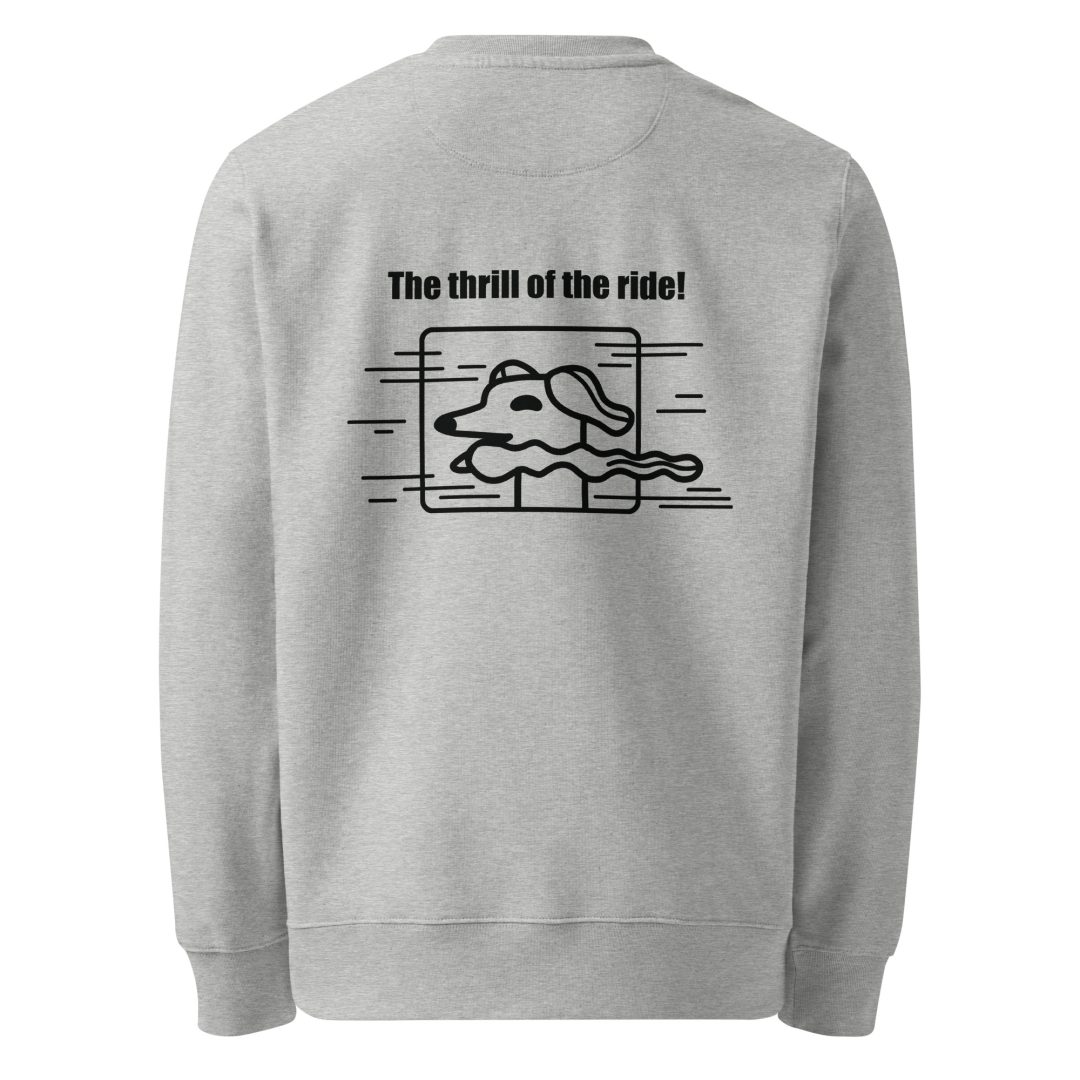 The Thrill of the Ride Unisex organic sweatshirt - Image 16