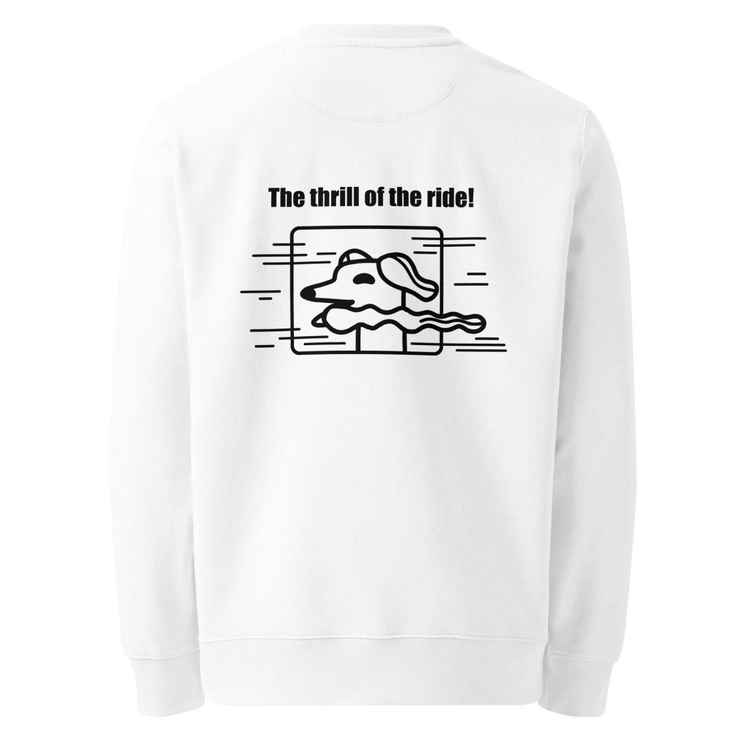 The Thrill of the Ride Unisex organic sweatshirt - Image 19