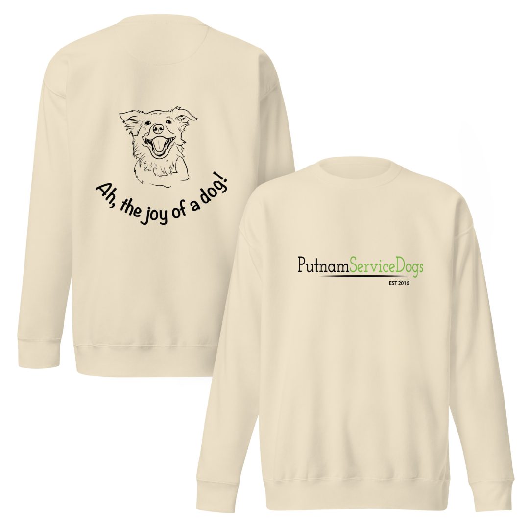 The Joy of a Dog Unisex Sweatshirt - Image 4
