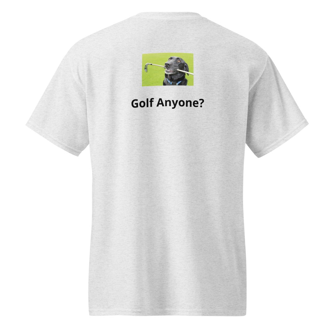 Golf Anyone? Unisex T-Shirt - Image 2