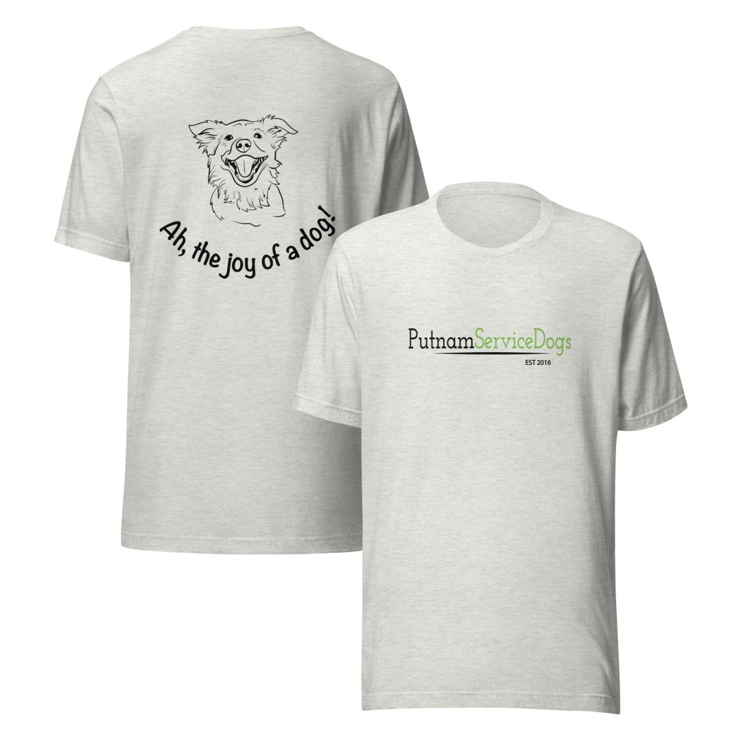 The Joy of a Dog Unisex Tee Shirt - Image 12