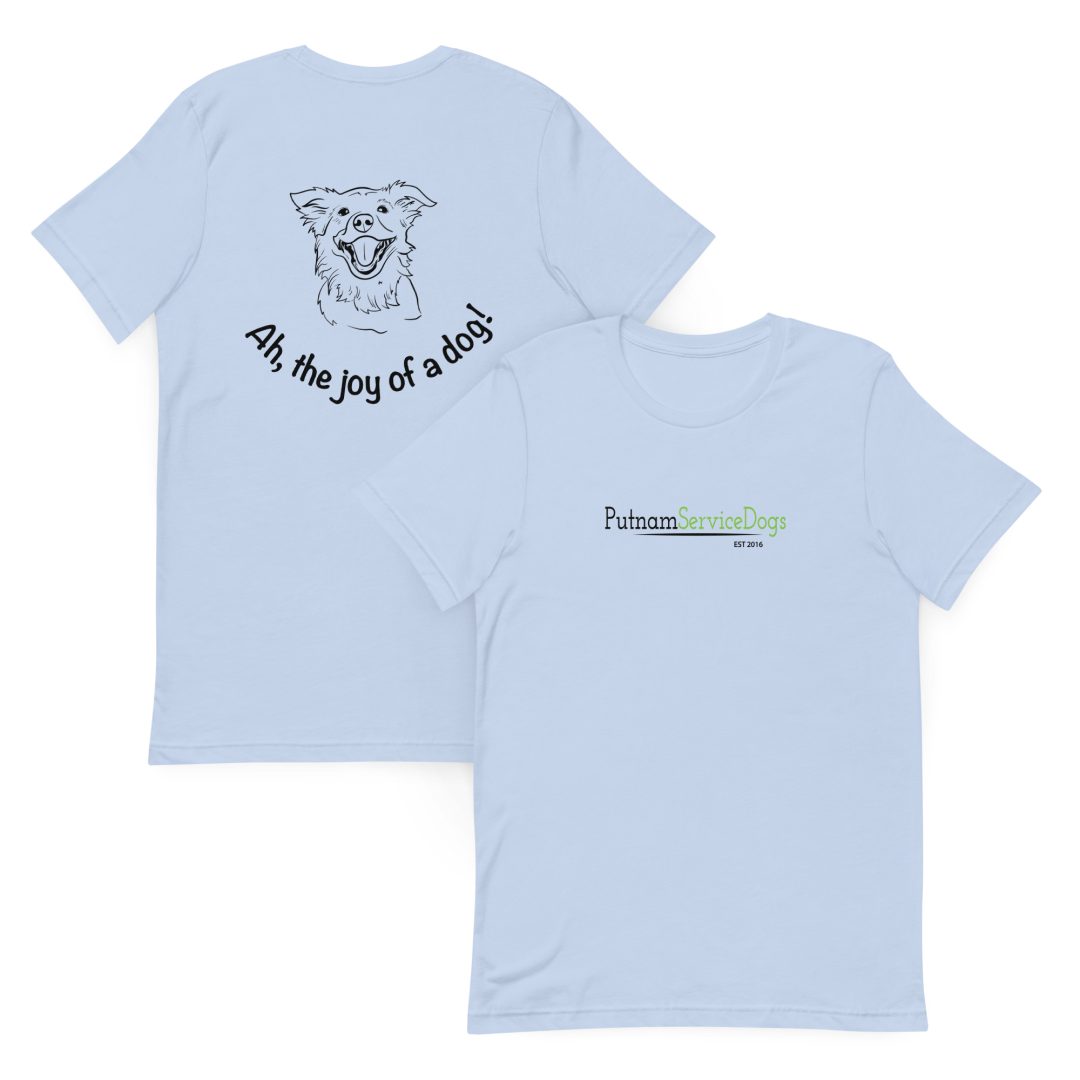 The Joy of a Dog Unisex Tee Shirt - Image 4