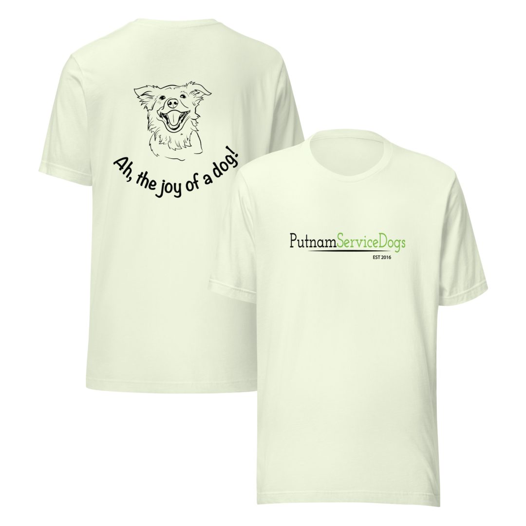 The Joy of a Dog Unisex Tee Shirt - Image 14