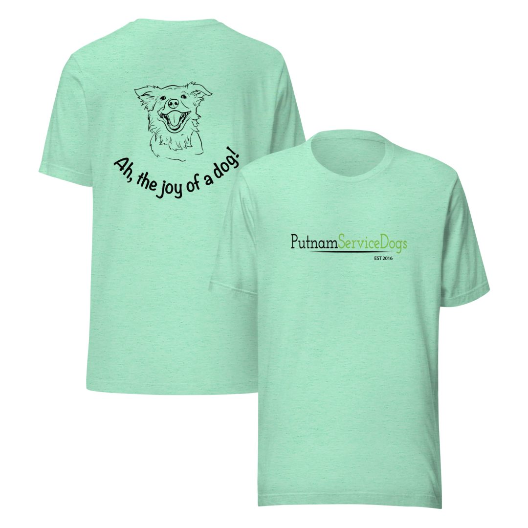 The Joy of a Dog Unisex Tee Shirt - Image 9