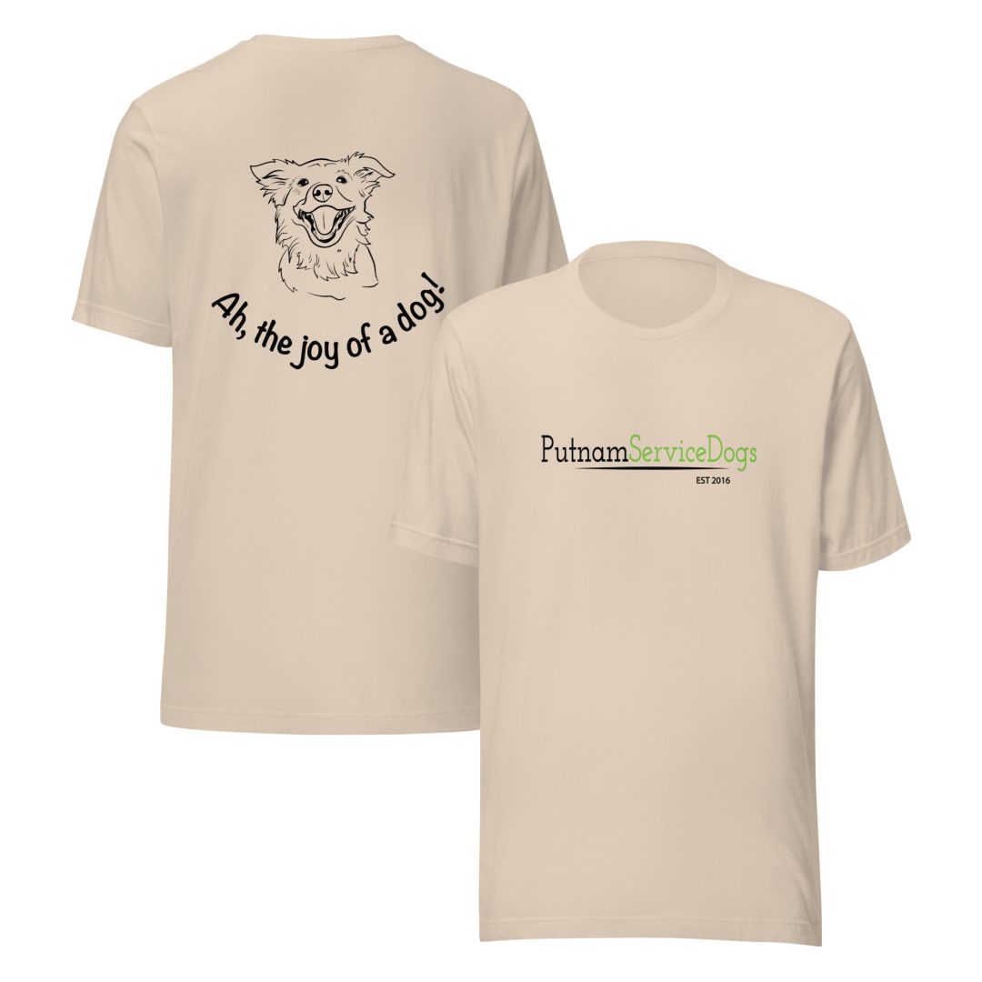 The Joy of a Dog Unisex Tee Shirt - Image 5