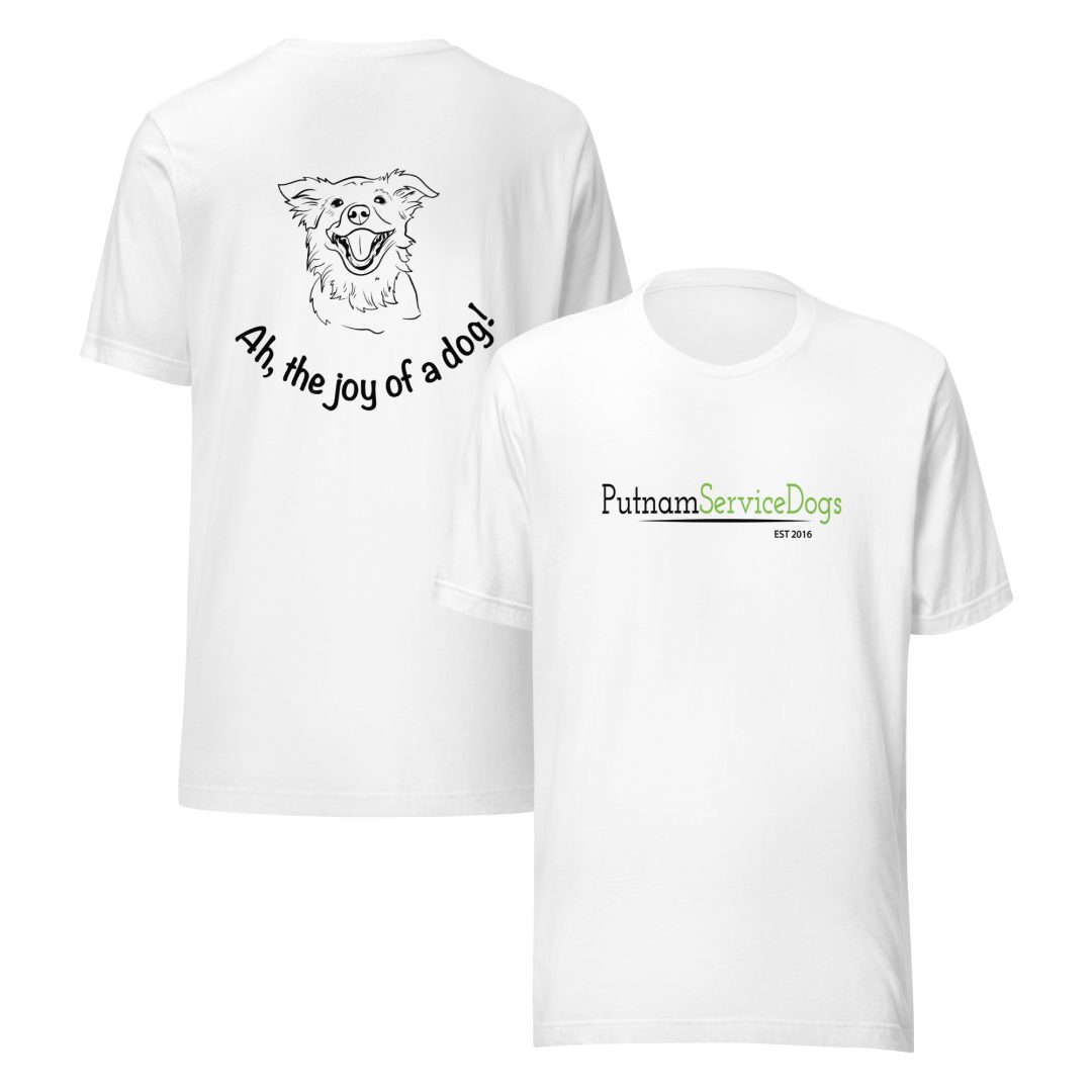 The Joy of a Dog Unisex Tee Shirt - Image 15