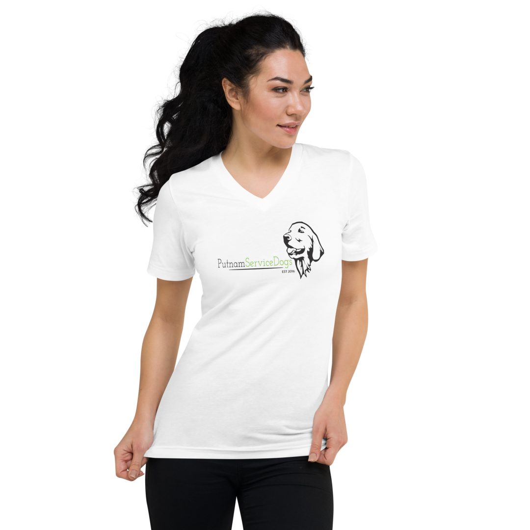 Joy of a Dog Unisex V-Neck T-Shirt