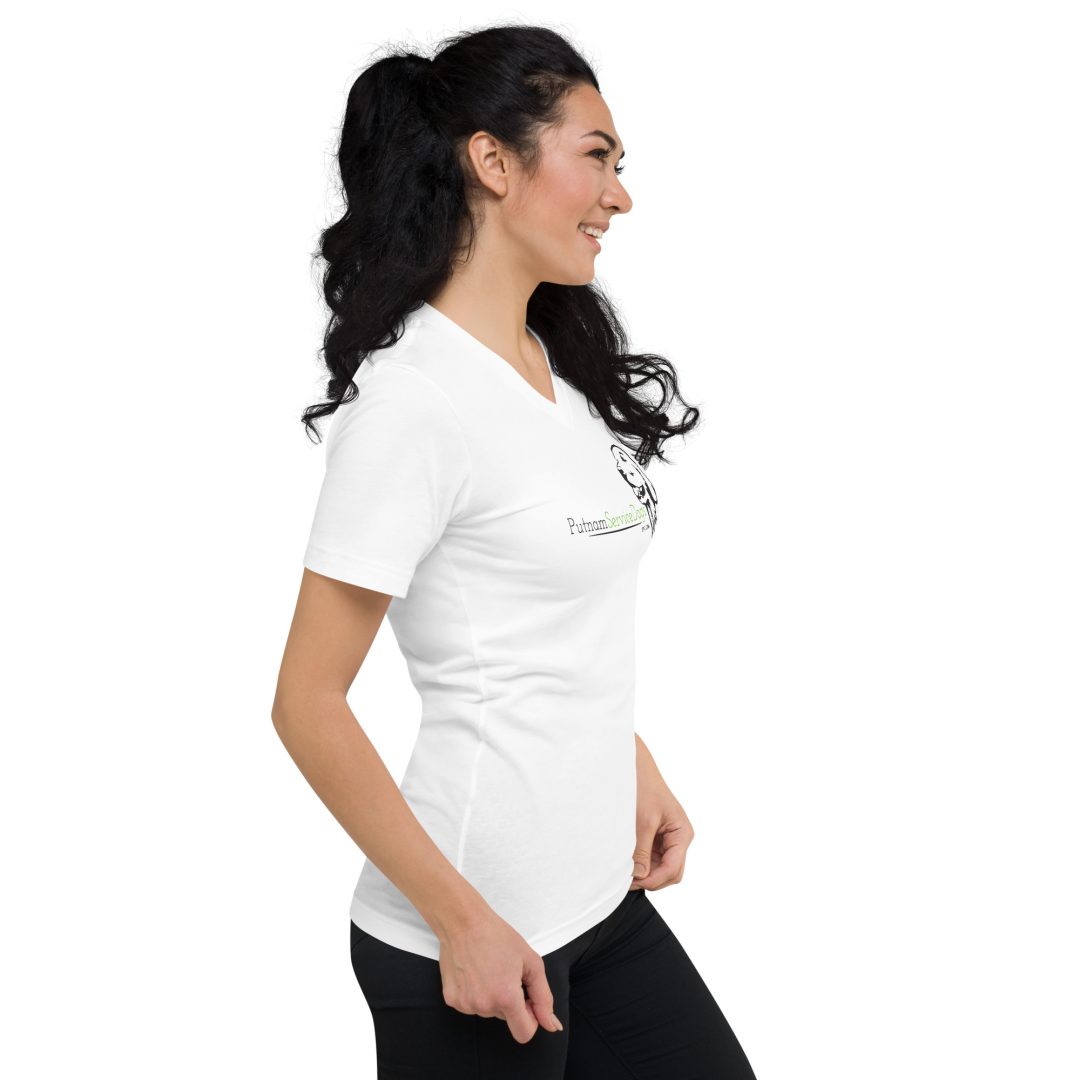 Joy of a Dog Unisex V-Neck T-Shirt - Image 3