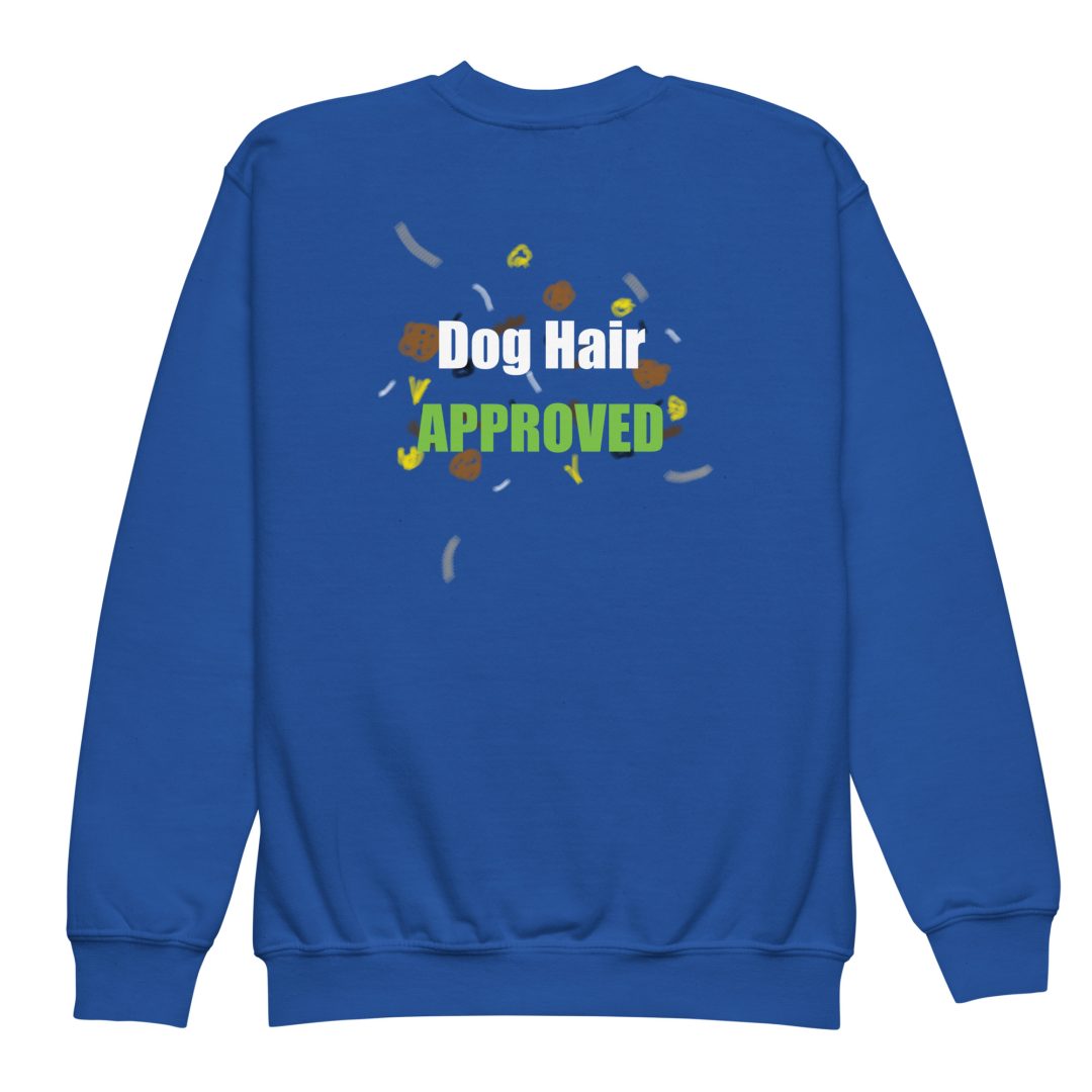 Dog Hair Approved Youth sweatshirt (Dark colors) - Image 8