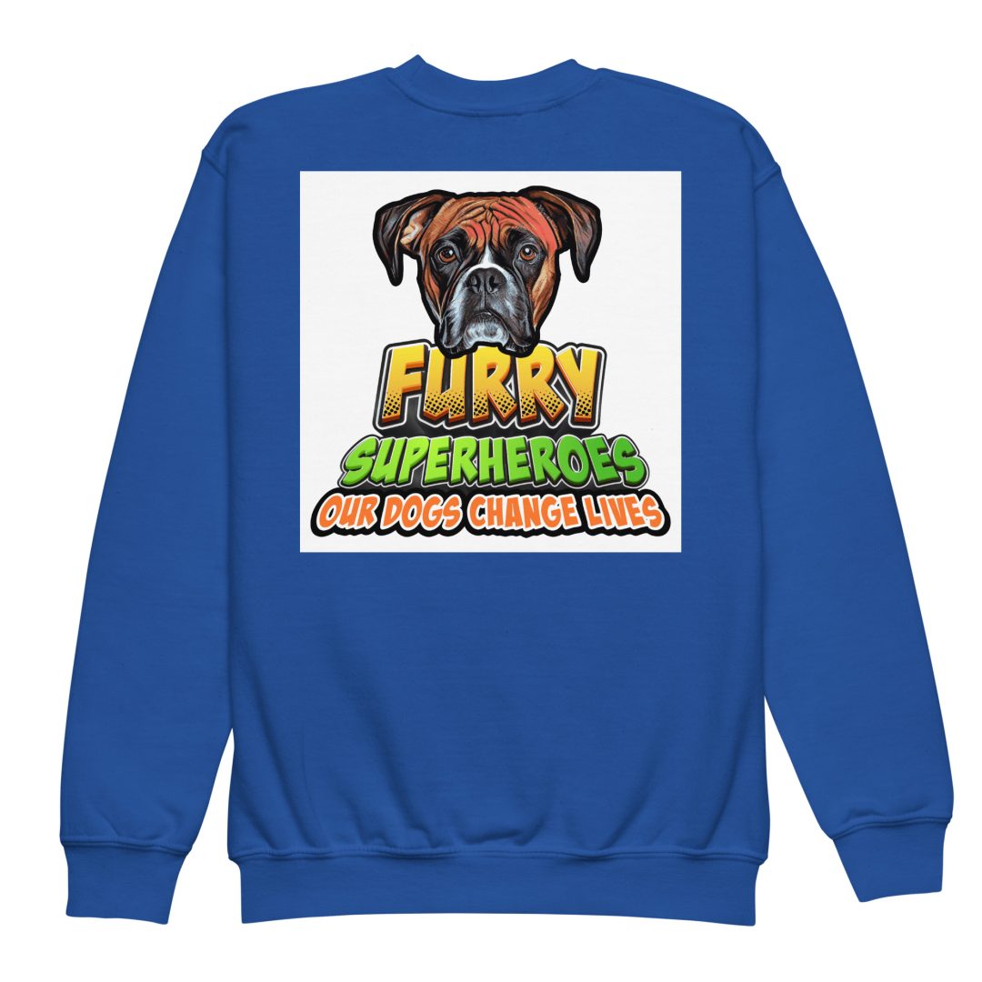Furry Superheroes Youth sweatshirt - Image 2