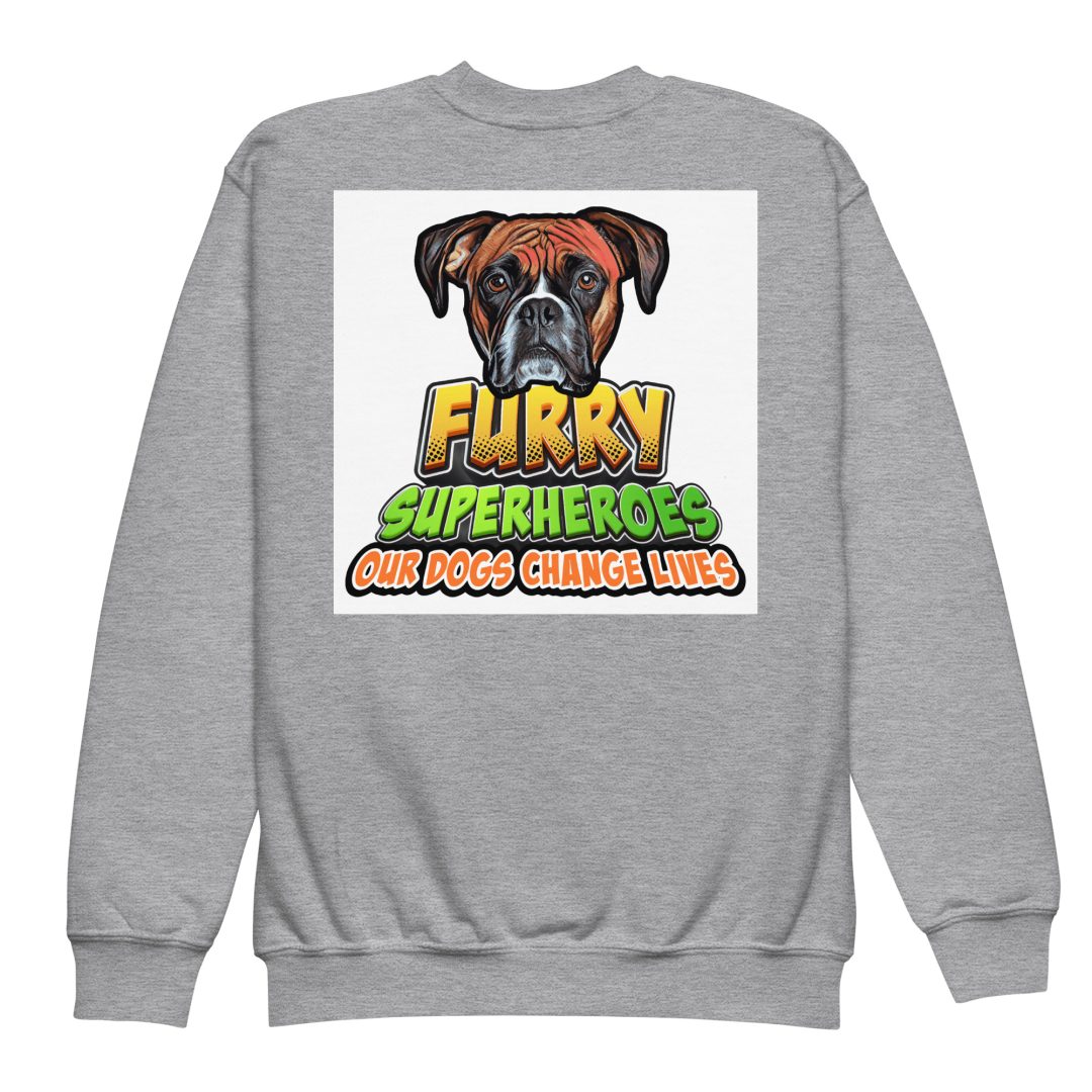 Furry Superheroes Youth sweatshirt - Image 4