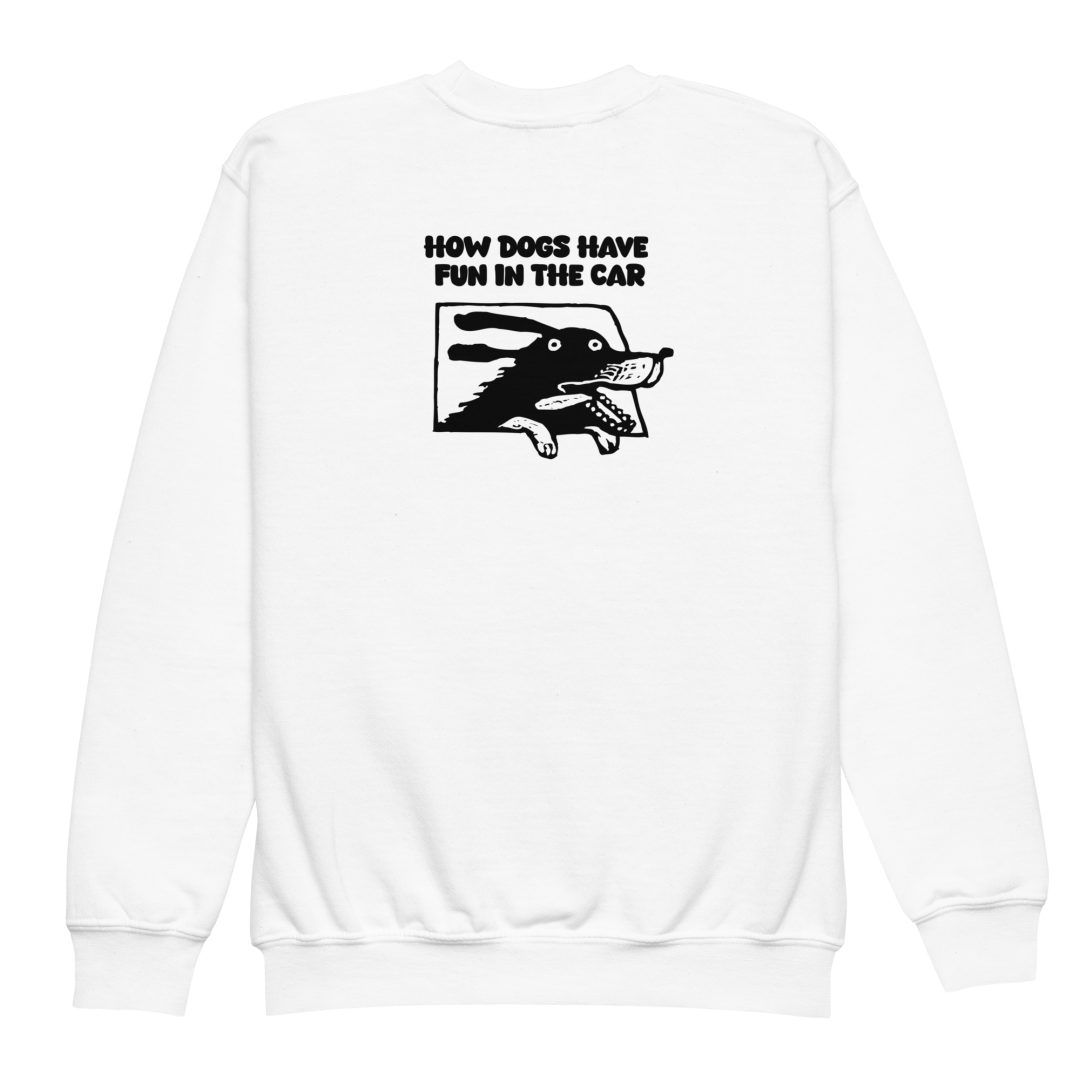 How Dogs Have Fun In The Car Youth sweatshirt - Image 4