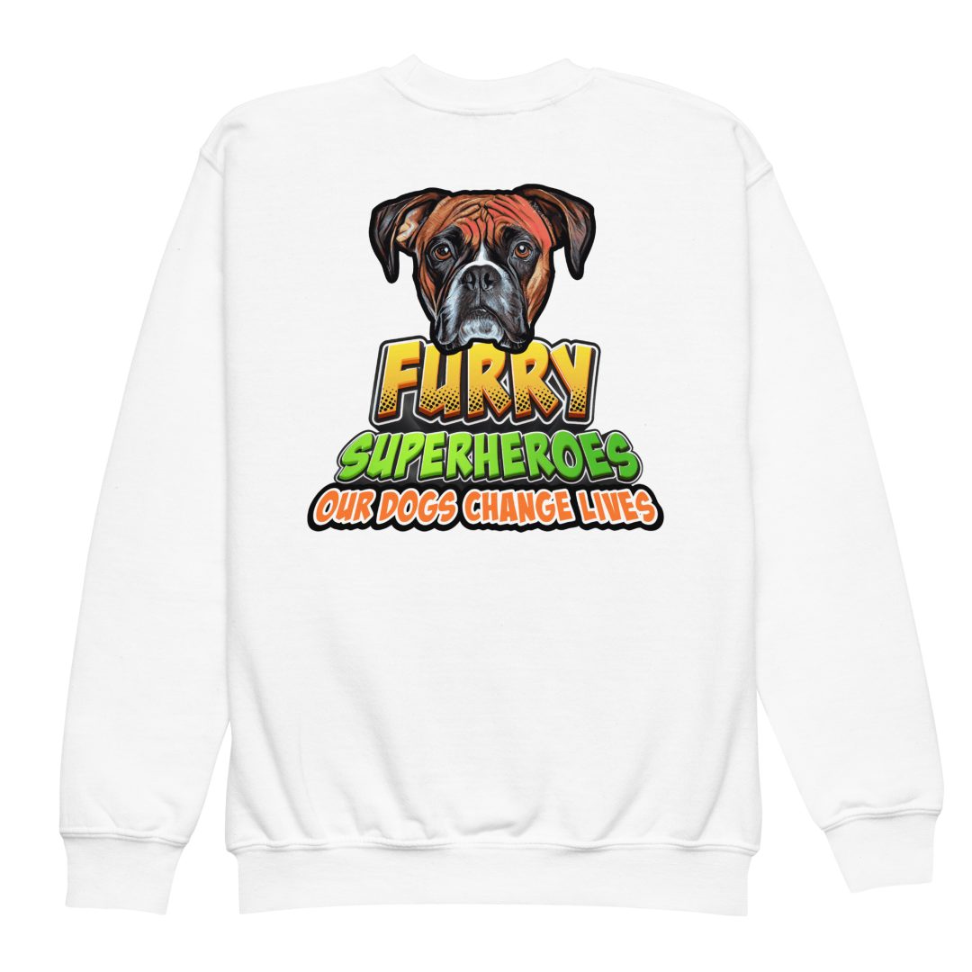 Furry Superheroes Youth sweatshirt - Image 6