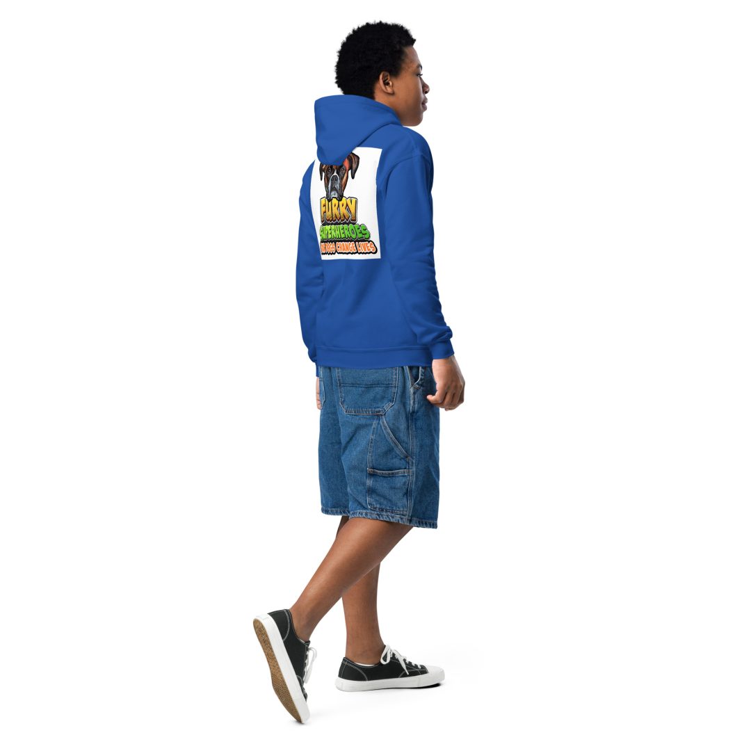 Furry Superheroes Youth hoodie - Image 5