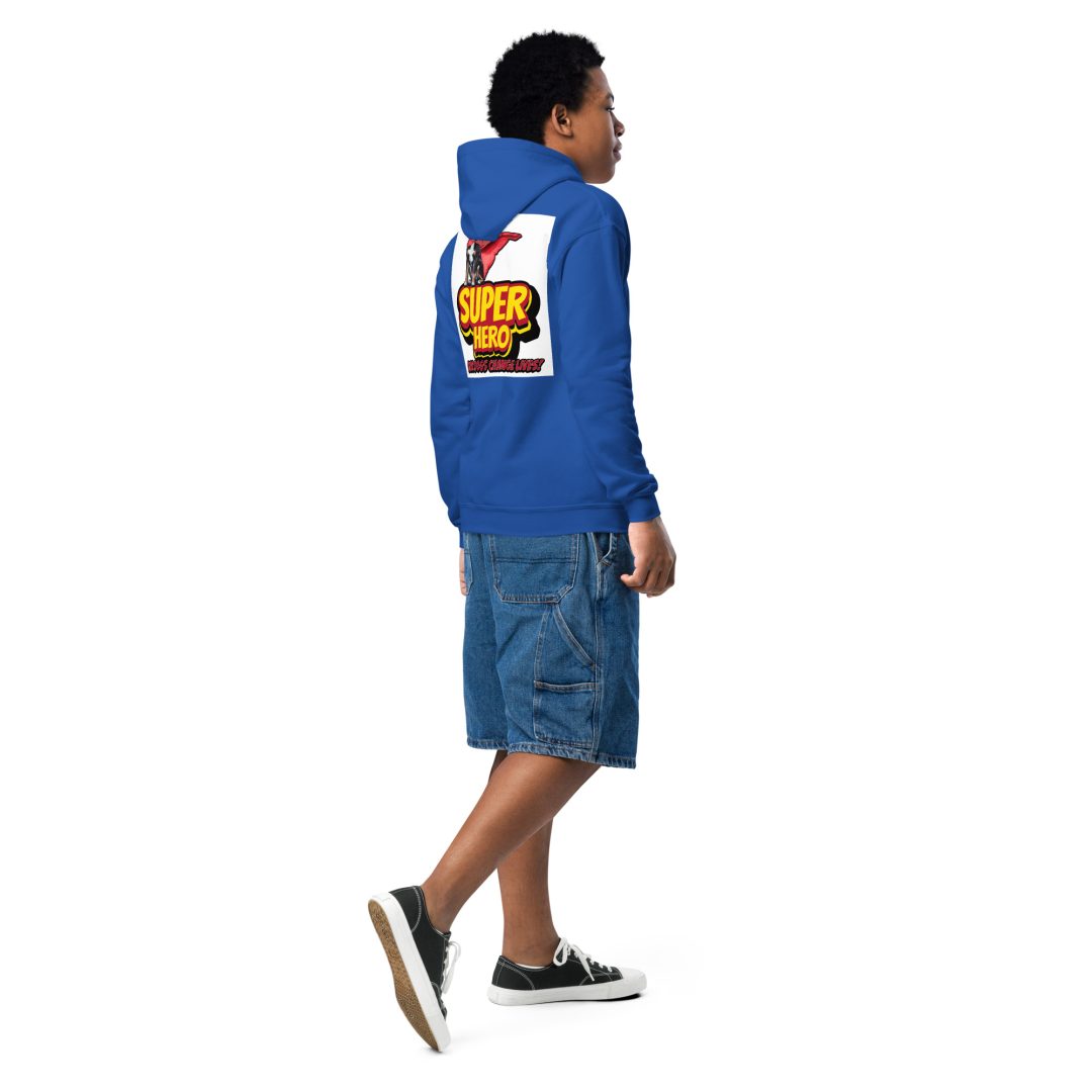 Super Hero Dog Youth hoodie - Image 5