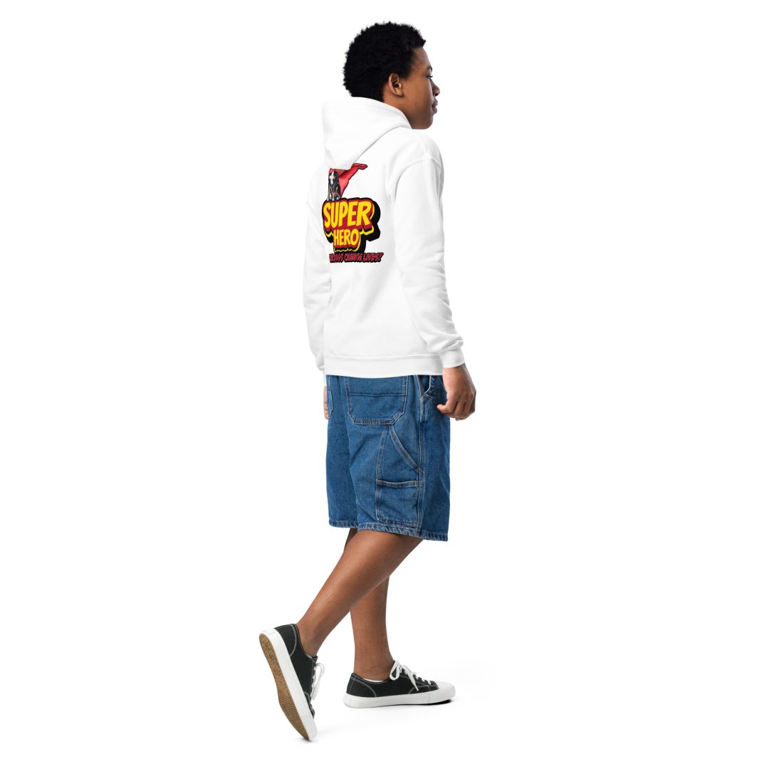 Super Hero Dog Youth hoodie - Image 10