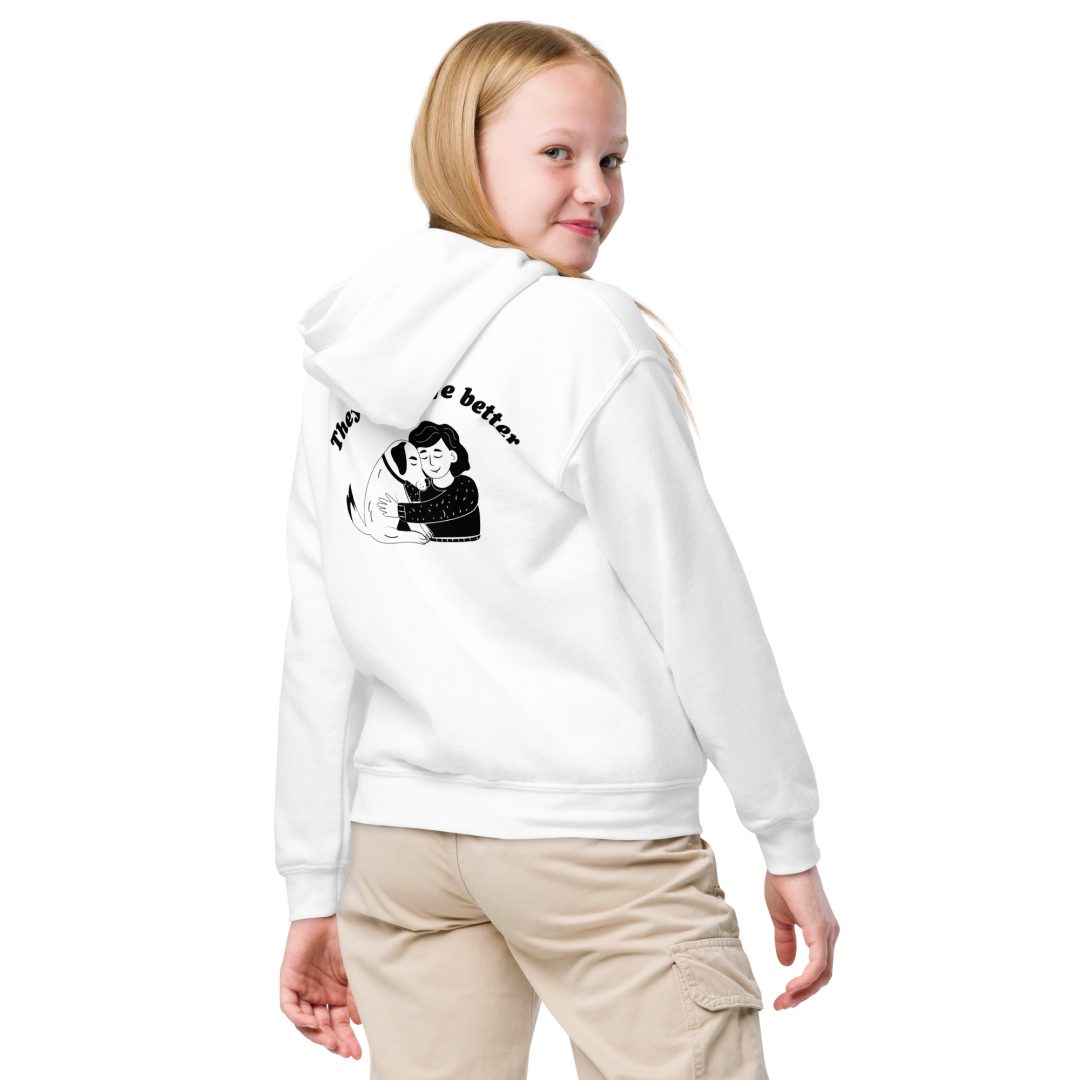 They Make Life Better Youth hoodie - Image 8