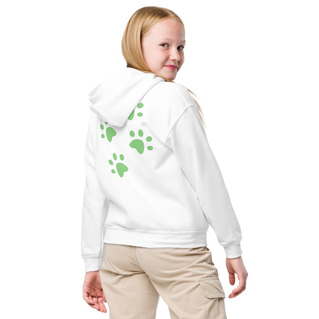 Paw Prints Youth hoodie - Image 4