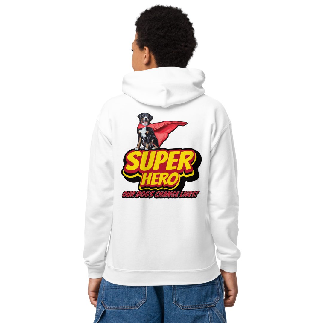 Super Hero Dog Youth hoodie - Image 9