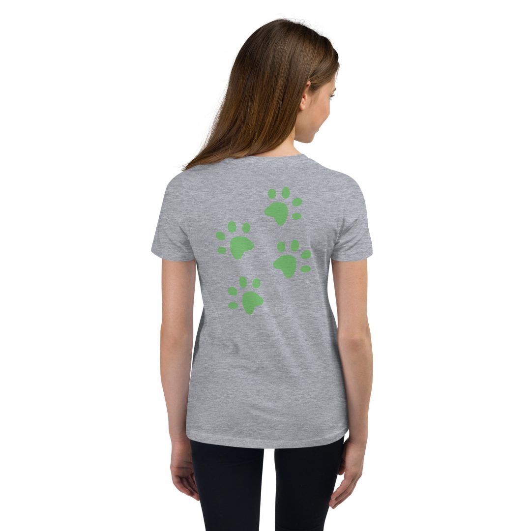 Paw Prints Youth T-Shirt - Image 2