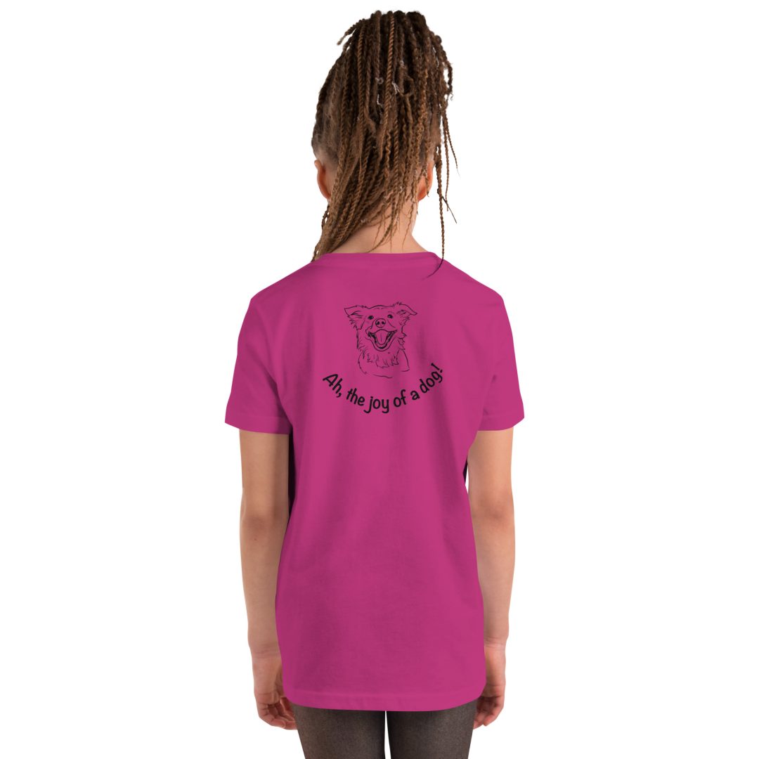 The Joy of a Dog Youth T-Shirt - Image 6