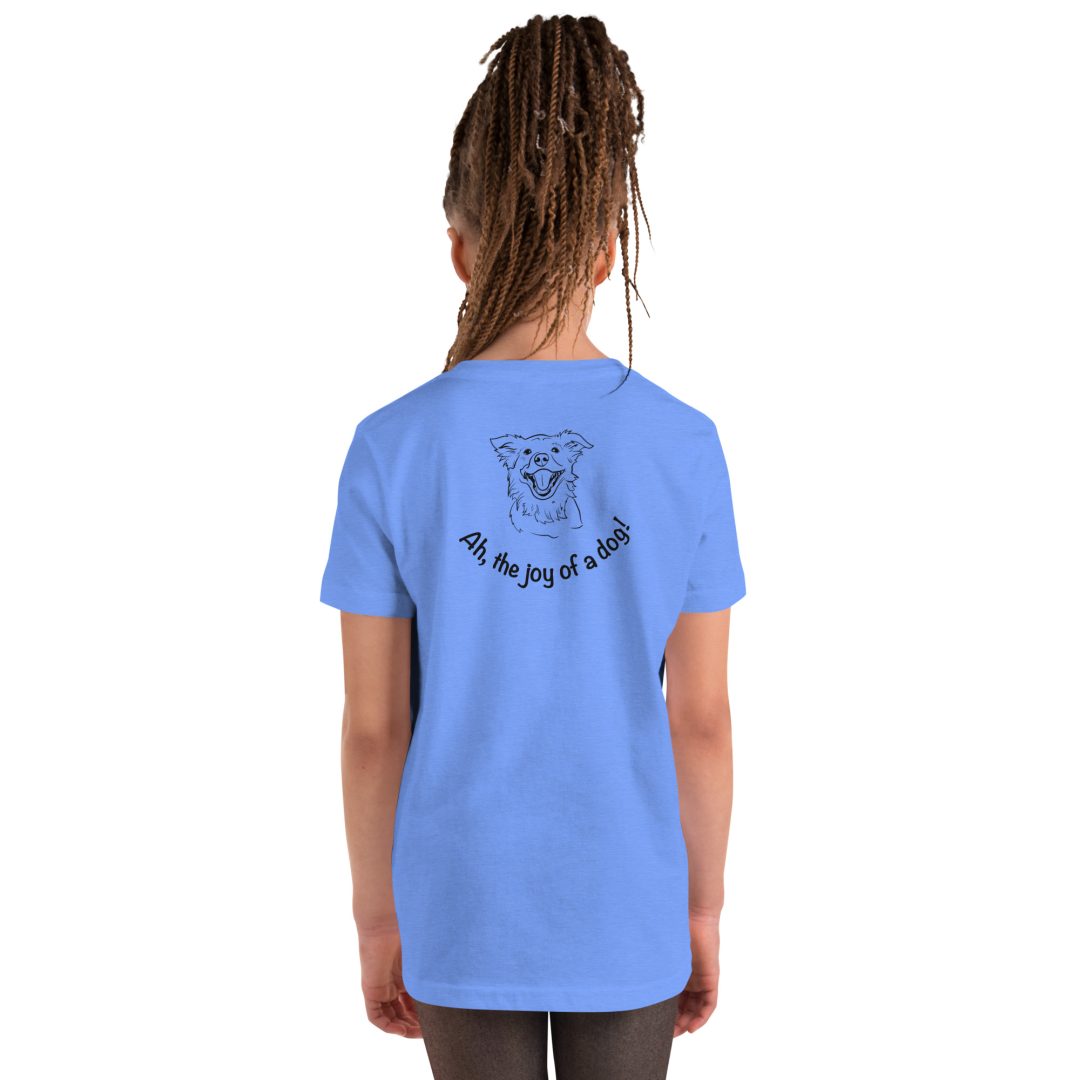 The Joy of a Dog Youth T-Shirt - Image 8